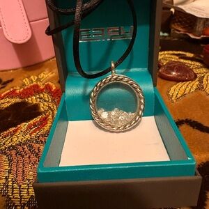 Effy Silver and Black Pendant Necklace